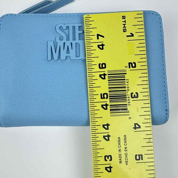Steve Madden BJESS Caviar Wallet – Blue | NWT | Compact Zip-Around - Picture 8 of 8